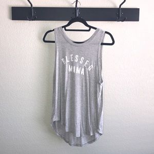 Blessed Mama Tank Top. Size M. Good Condition.